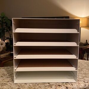 IKEA - Kvissle**Discontinued white**letter tray